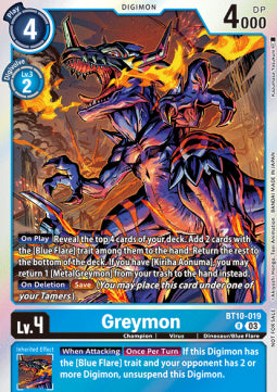Greymon (BT10-019) OTPE Alternative Art Englisch