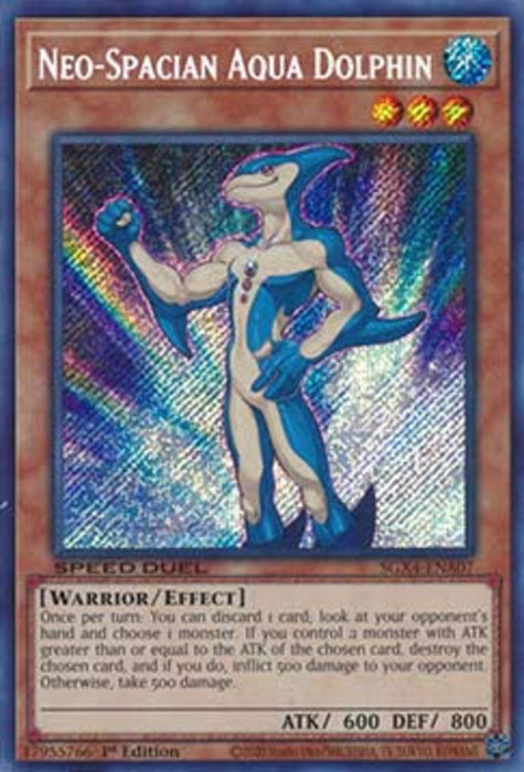 Neo-Spacian Aqua Dolphin (V.2) SGX4-ENA07 Secret Rare Englisch