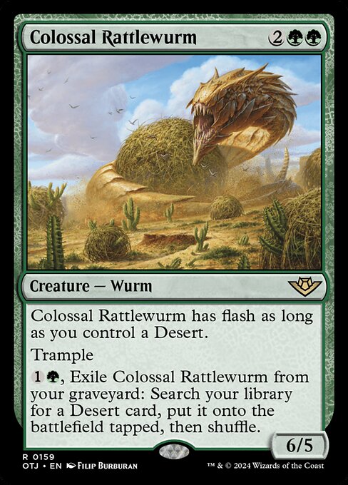 Magic: Colossal Rattlewurm