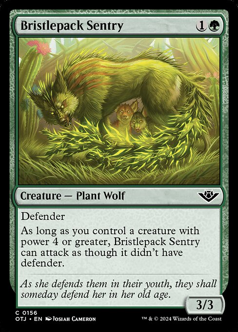 Magic: Bristlepack Sentry