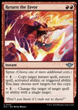 Return the Favor OTJ-142 Uncommon Englisch