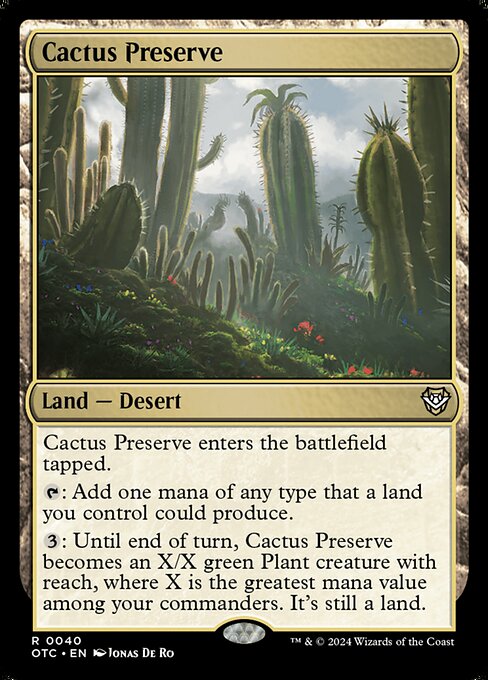 Magic: Cactus Preserve