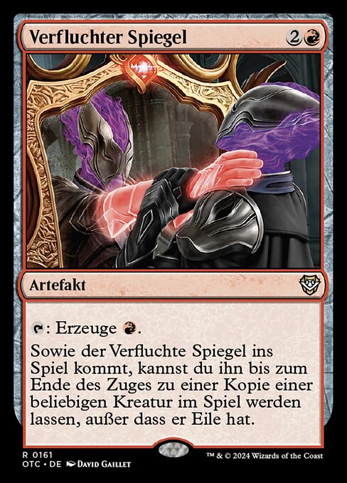 Verfluchter Spiegel OTC-161 Rare Deutsch