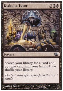 Diabolic Tutor 8ED-128 Uncommon Englisch