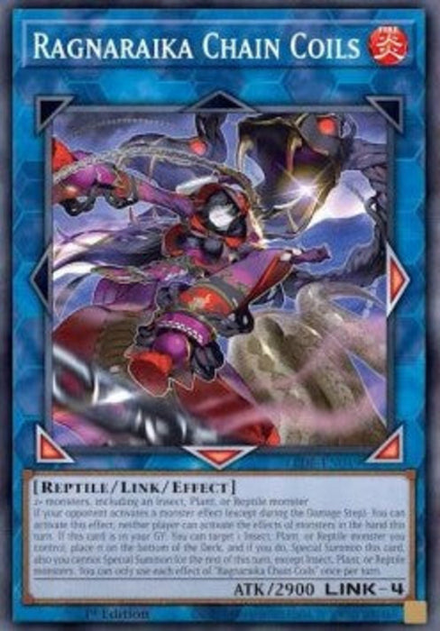 Ragnaraika Chain Coils LEDE-EN049 Super Rare Englisch