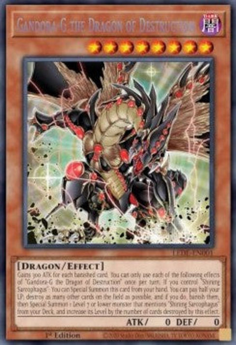 Gandora-G the Dragon of Destruction (V.1) LEDE-EN001 Secret Rare Englisch