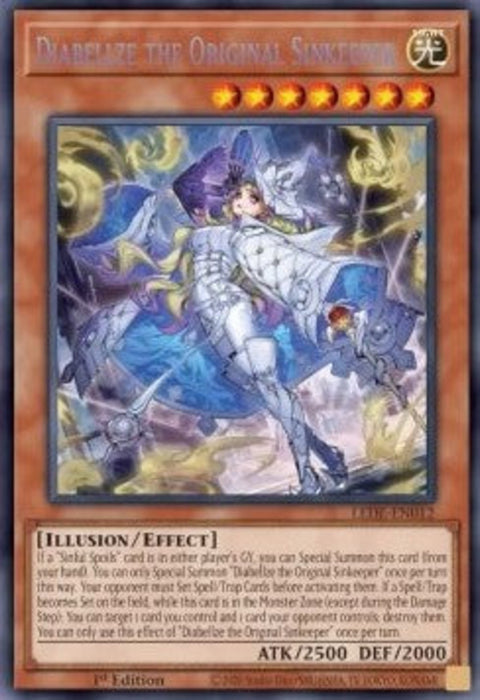Diabellze the Original Sinkeeper (V.1) LEDE-EN012 Secret Rare Englisch