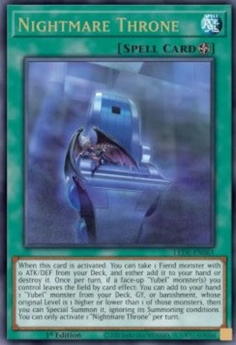 Nightmare Throne (V.1) LEDE-EN061 Ultra Rare Englisch
