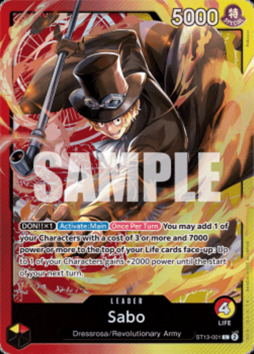 Sabo (ST13-001) (V.1) ST-13 Leader Englisch