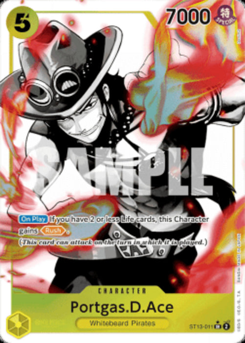 Portgas.D.Ace (ST13-011) (V.2) ST-13 Alternate Art Englisch