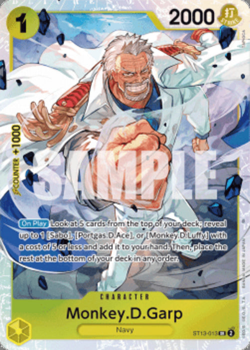 Monkey.D.Garp (ST13-013) (V.1) ST-13 Super Rare Englisch