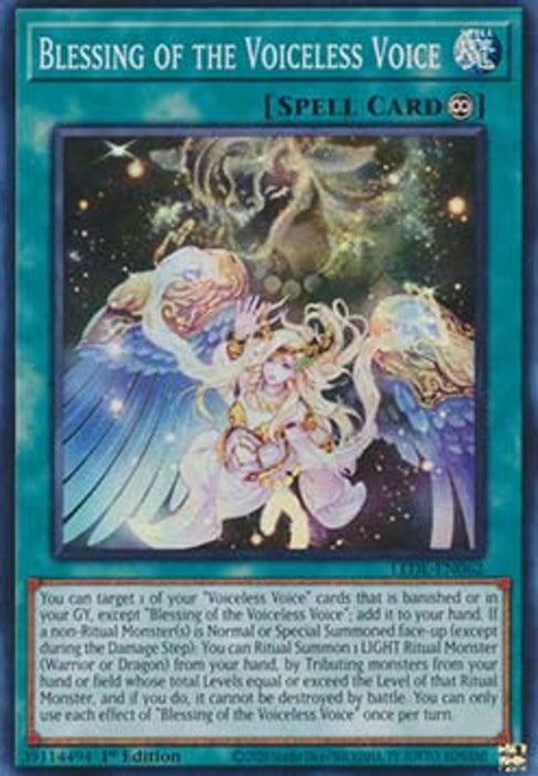 Blessing of the Voiceless Voice LEDE-EN062 Super Rare Englisch