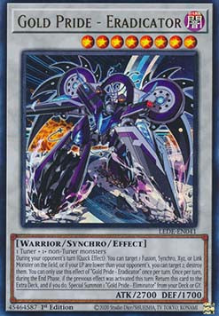Gold Pride - Eradicator (V.1) LEDE-EN041 Ultra Rare Englisch