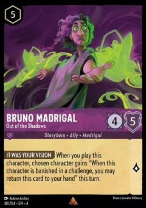 Bruno Madrigal - Out of the Shadows 4URS-038 Rare Englisch