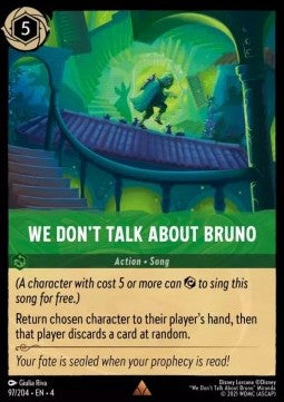 We Don't Talk About Bruno (V.1) 4URS-097 Rare Englisch