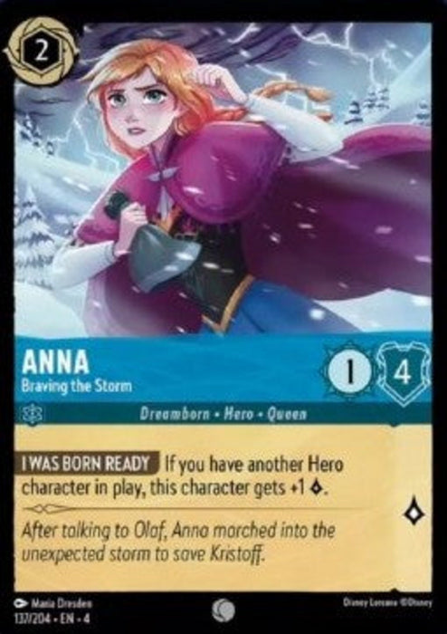 Anna - Braving the Storm 4URS-137 Common Englisch