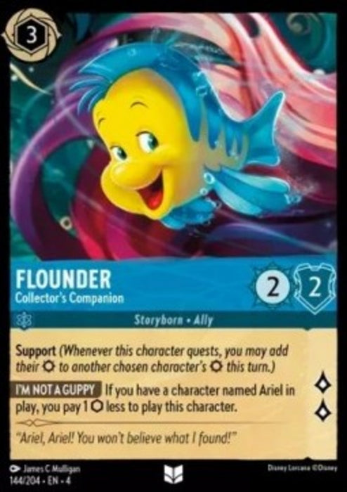 Flounder - Collector's Companion 4URS-144 Uncommon Englisch