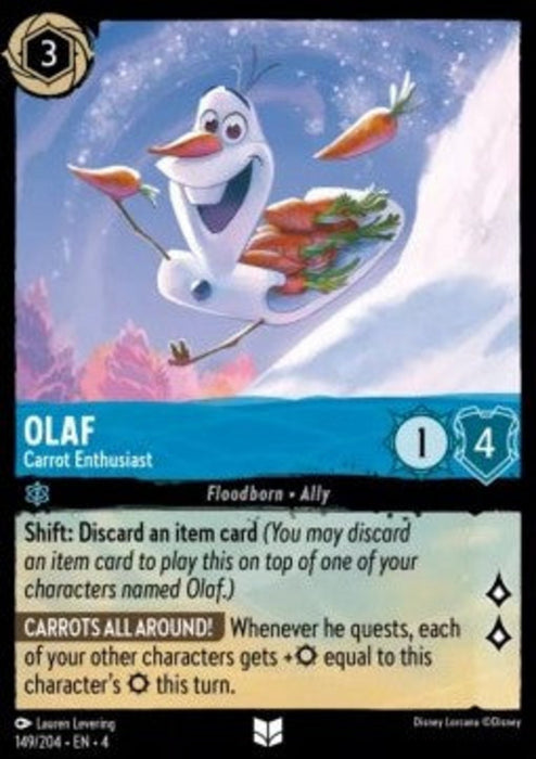 Olaf - Carrot Enthusiast 4URS-149 Uncommon Englisch