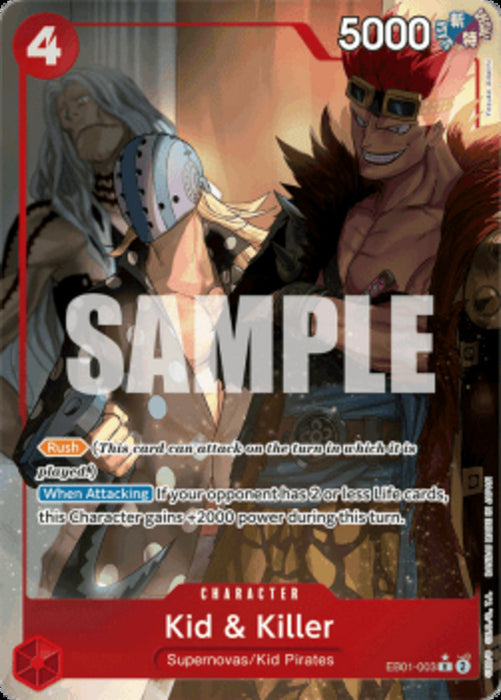 Kid & Killer (EB01-003) (V.2) EB01 Alternate Art Englisch