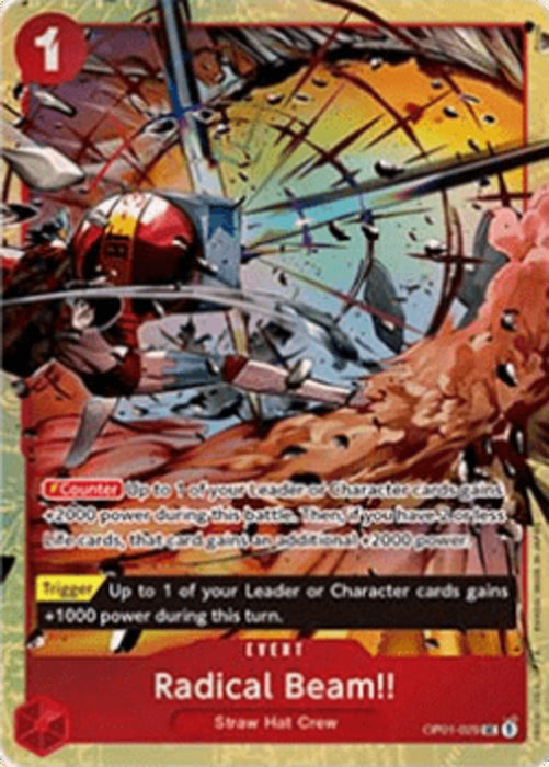 Radical Beam!! (OP01-029) UP Uncommon Englisch