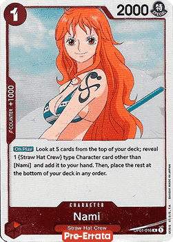 Nami (OP01-016) (V.1) OP01E Rare Englisch
