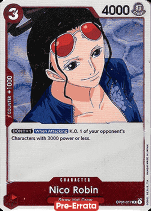 Nico Robin (OP01-017) OP01E Rare Englisch