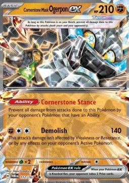 Cornerstone Mask Ogerpon ex TWM-112 Double Rare Englisch