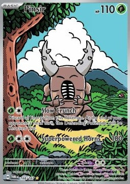 Pinsir TWM-168 Illustration Rare Deutsch