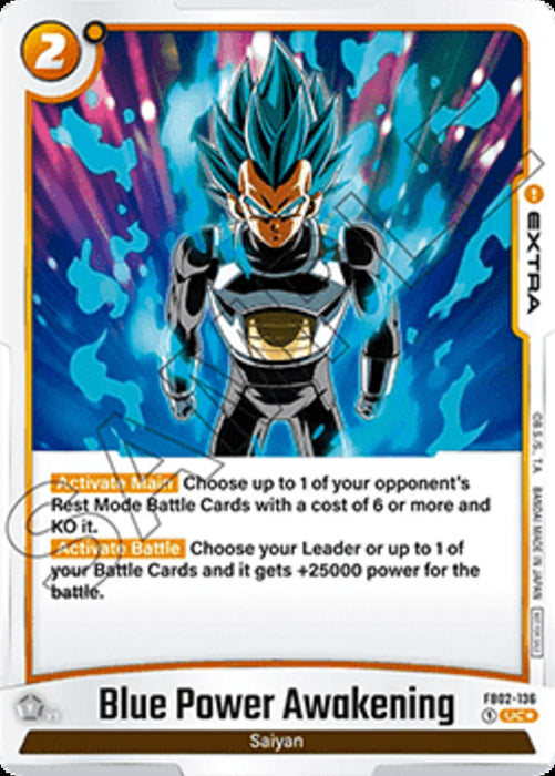 Blue Power Awakening (FB02-136) (V.1) FWUP Uncommon Englisch