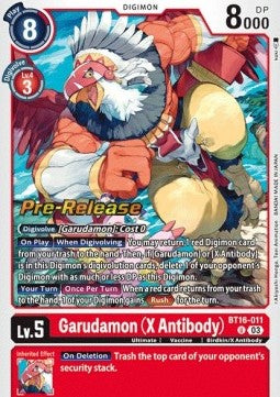 Garudamon (X Antibody) (BT16-011) BT-16P Uncommon Englisch