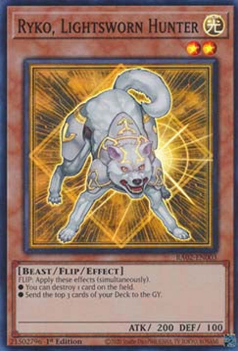 Ryko, Lightsworn Hunter (V.1) RA02-EN003 Super Rare Englisch