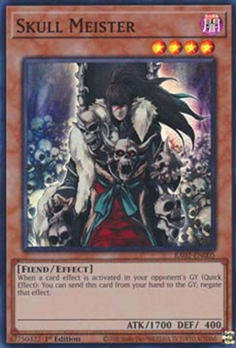 Skull Meister (V.1) RA02-EN005 Super Rare Englisch