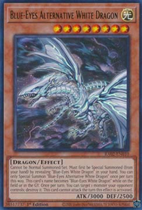 Blue-Eyes Alternative White Dragon (V.1) RA02-EN010 Super Rare Englisch