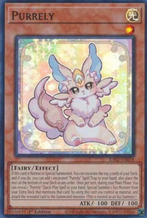 Purrely (V.1) RA02-EN018 Super Rare Englisch