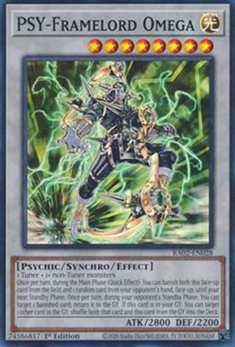 PSY-Framelord Omega (V.1) RA02-EN028 Super Rare Englisch