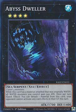 Abyss Dweller (V.1) RA02-EN033 Super Rare Englisch