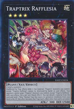 Traptrix Rafflesia (V.1) RA02-EN034 Super Rare Englisch