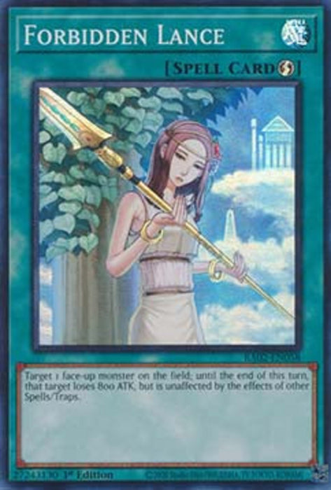 Forbidden Lance (V.1) RA02-EN058 Super Rare Englisch