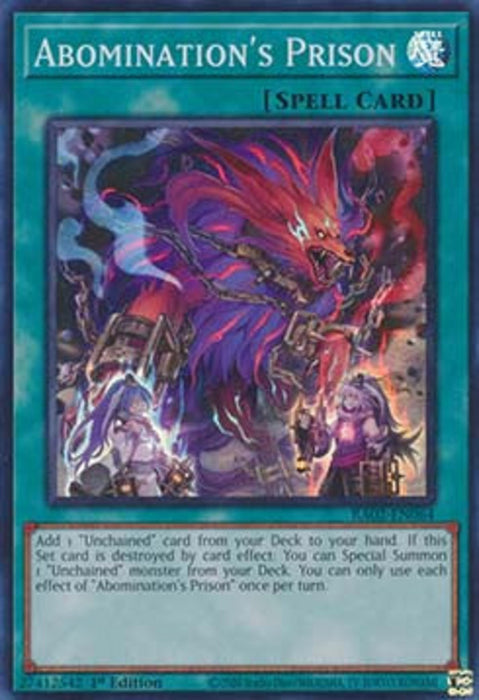 Abomination's Prison (V.1) RA02-EN064 Super Rare Englisch