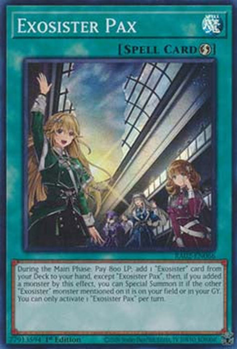 Exosister Pax (V.1) RA02-EN066 Super Rare Englisch