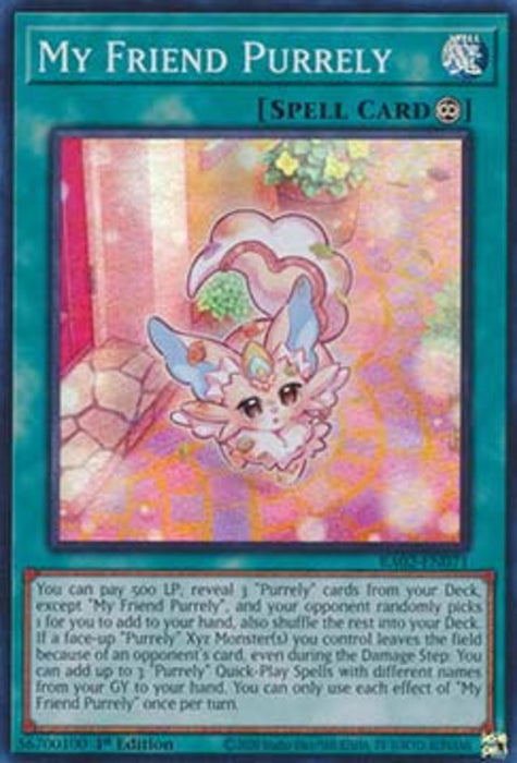 My Friend Purrely (V.1) RA02-EN071 Super Rare Englisch