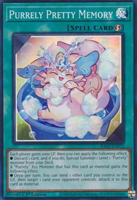 Purrely Pretty Memory (V.1) RA02-EN072 Super Rare Englisch
