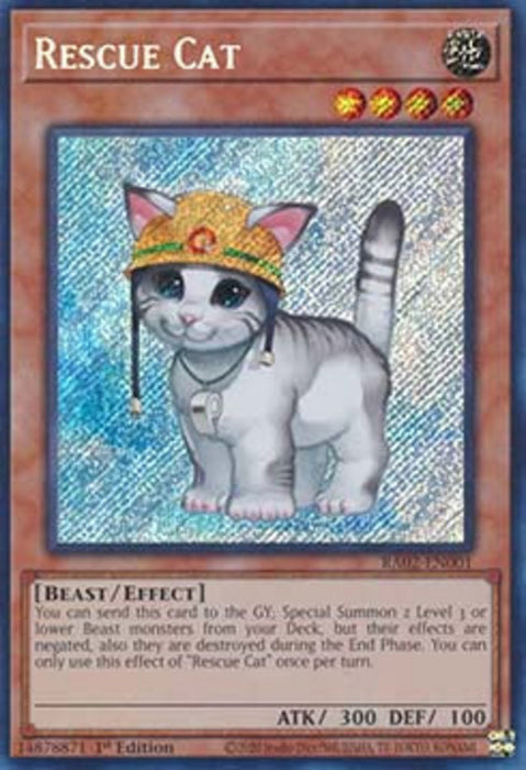 Rescue Cat (V.5) RA02-EN001 Secret Rare Englisch
