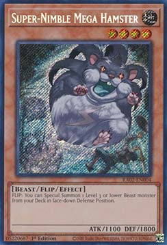 Super-Nimble Mega Hamster (V.3) RA02-EN004 Secret Rare Englisch