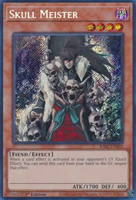 Skull Meister (V.3) RA02-EN005 Secret Rare Englisch