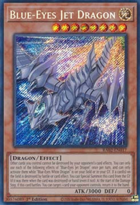 Blue-Eyes Jet Dragon (V.3) RA02-EN017 Secret Rare Englisch
