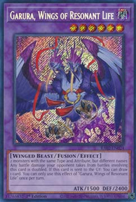 Garura, Wings of Resonant Life (V.3) RA02-EN024 Secret Rare Englisch