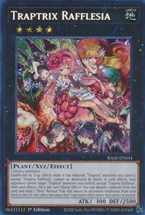 Traptrix Rafflesia (V.3) RA02-EN034 Secret Rare Englisch