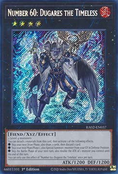 Number 60: Dugares the Timeless (V.3) RA02-EN037 Secret Rare Englisch