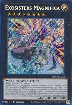 Exosisters Magnifica (V.3) RA02-EN038 Secret Rare Englisch